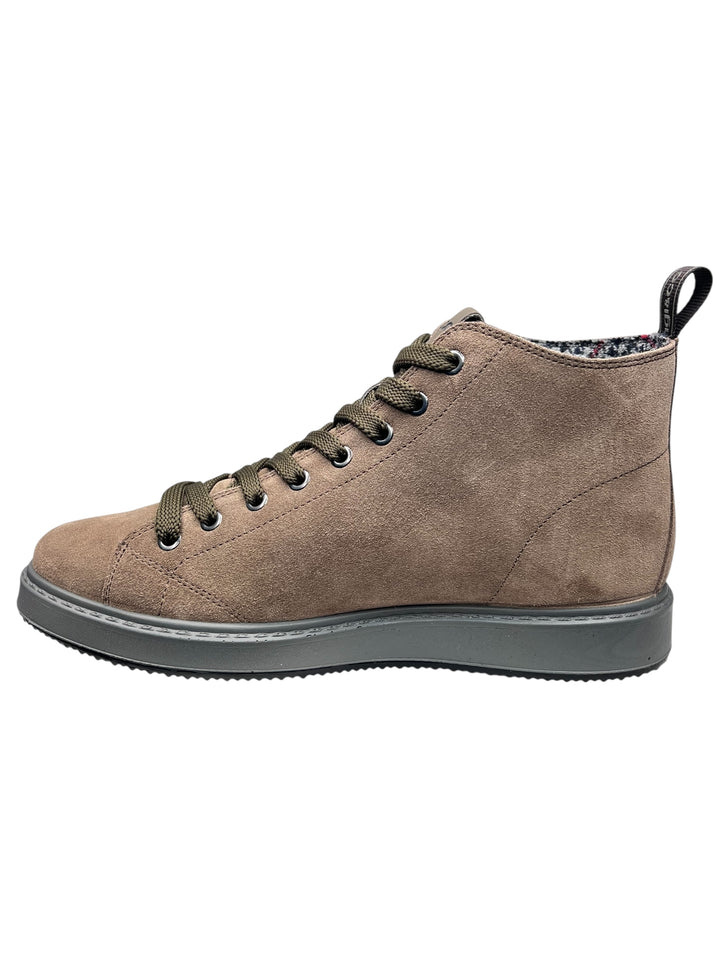 sneaker alta uomo pelle