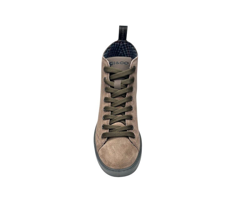 sneaker alta uomo pelle