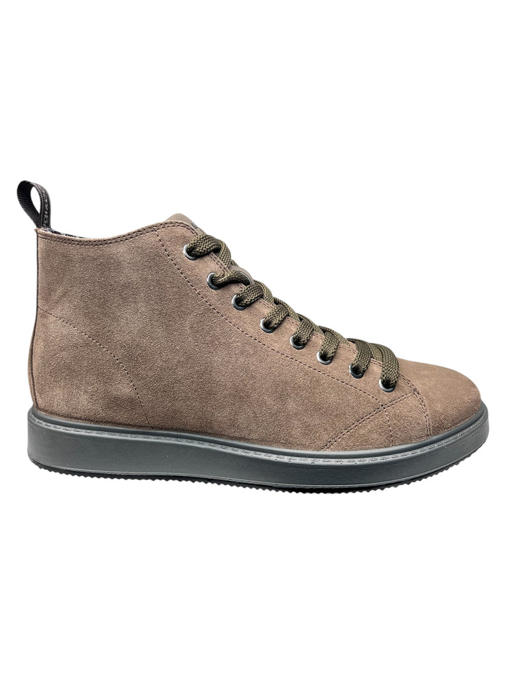 sneaker alta uomo pelle