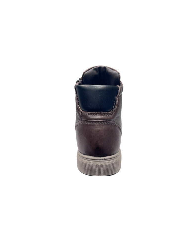 sneaker alta uomo pelle