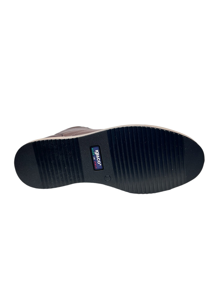 sneaker alta uomo pelle