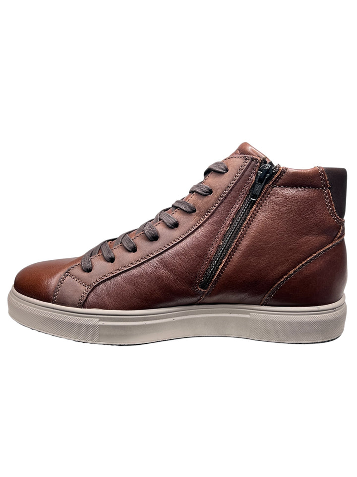 sneaker alta uomo pelle