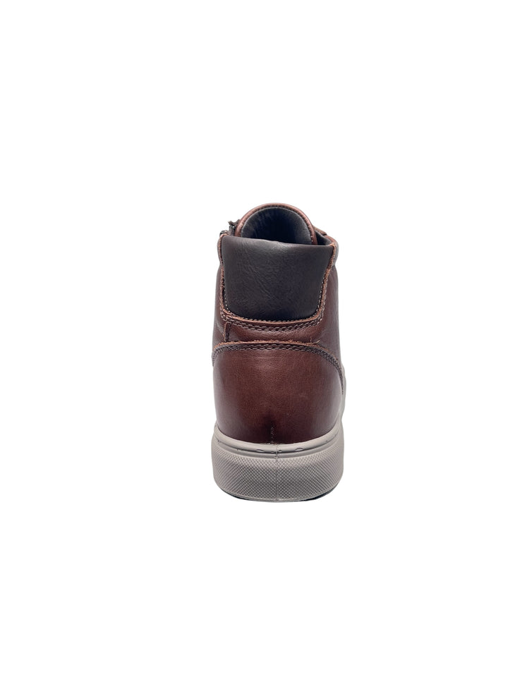 sneaker alta uomo pelle
