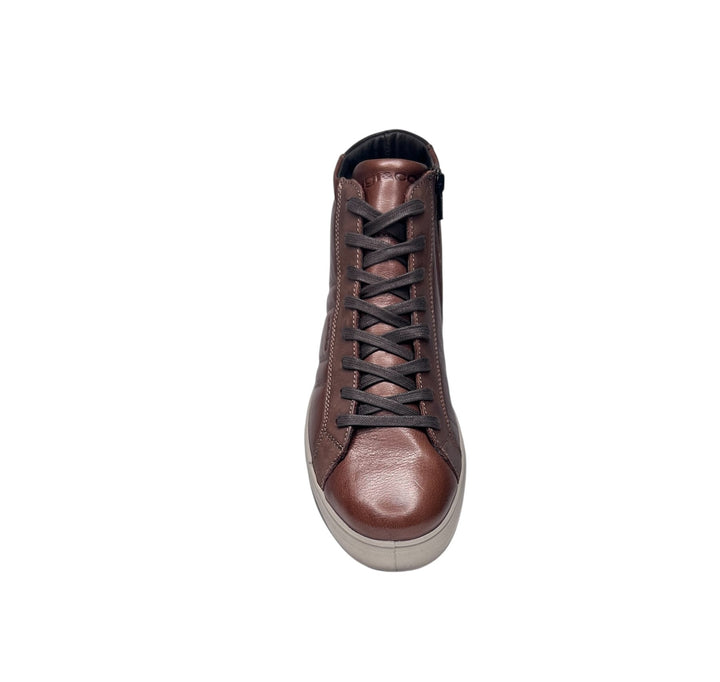 sneaker alta uomo pelle