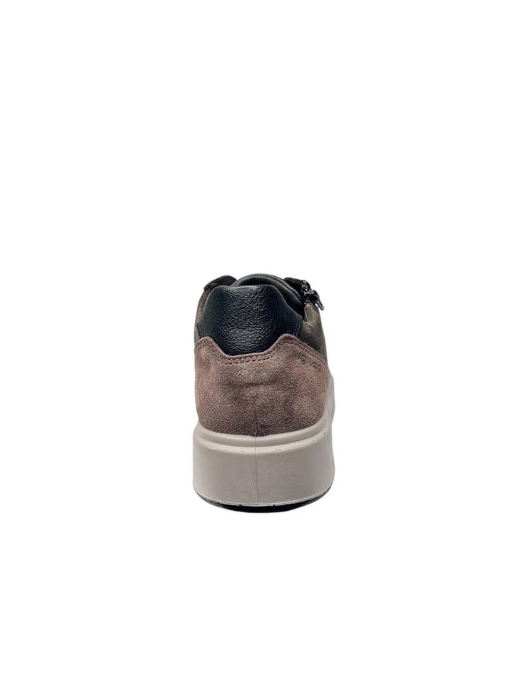 sneaker uomo pelle bosco-beige