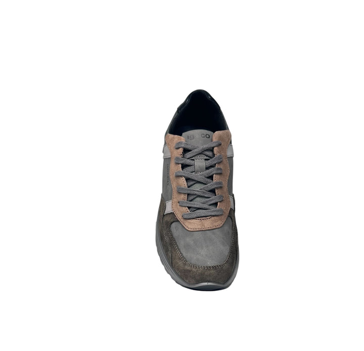 sneaker uomo pelle bosco-sesamo