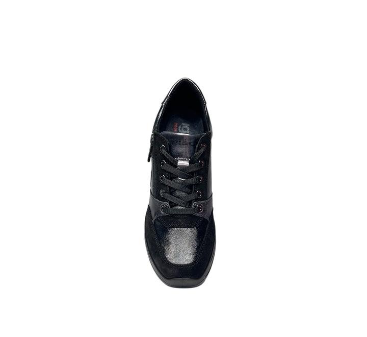 sneaker donna pelle nero