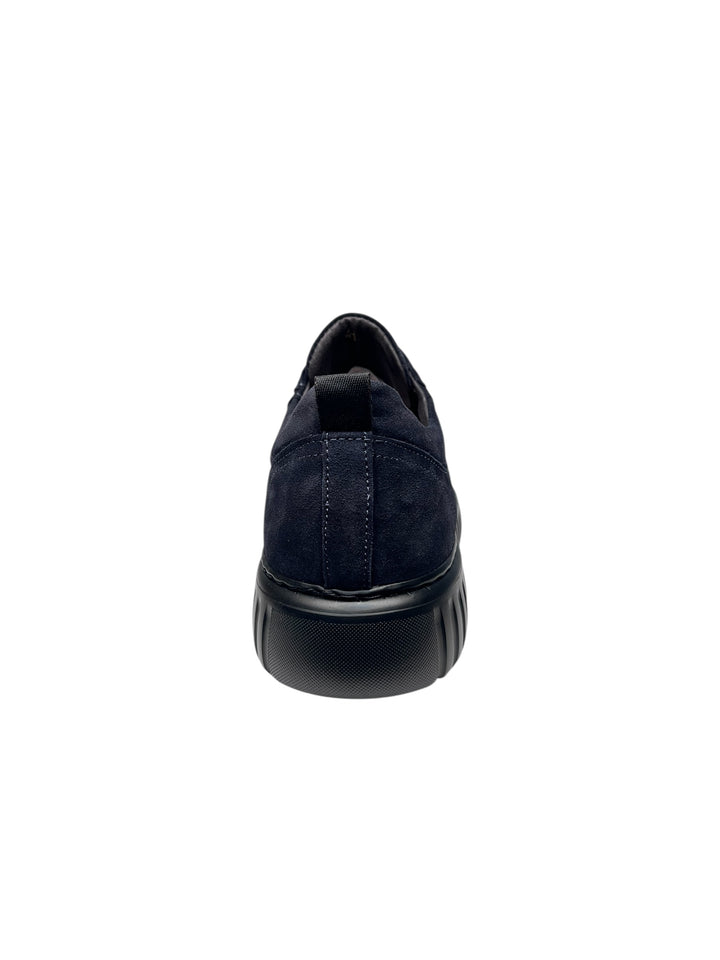 sneaker uomo pelle blu