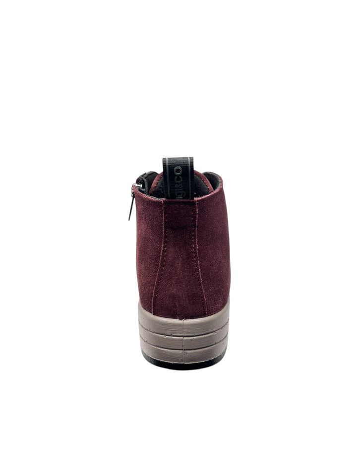 sneaker alta donna pelle