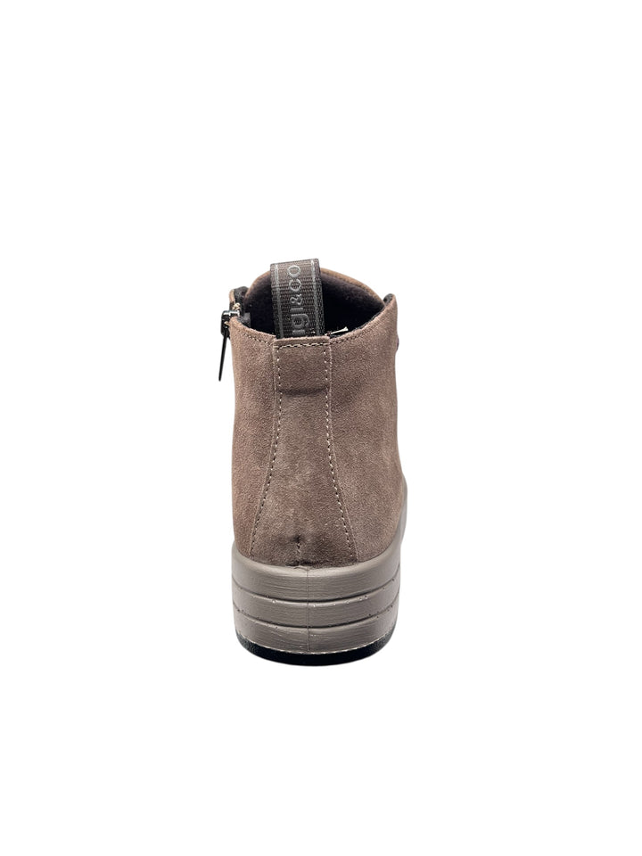 sneaker alta donna pelle