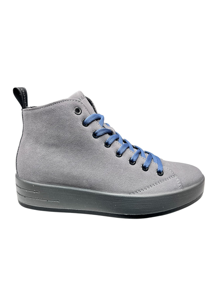 sneaker alta donna pelle