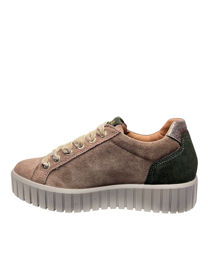 sneaker donna pelle fango