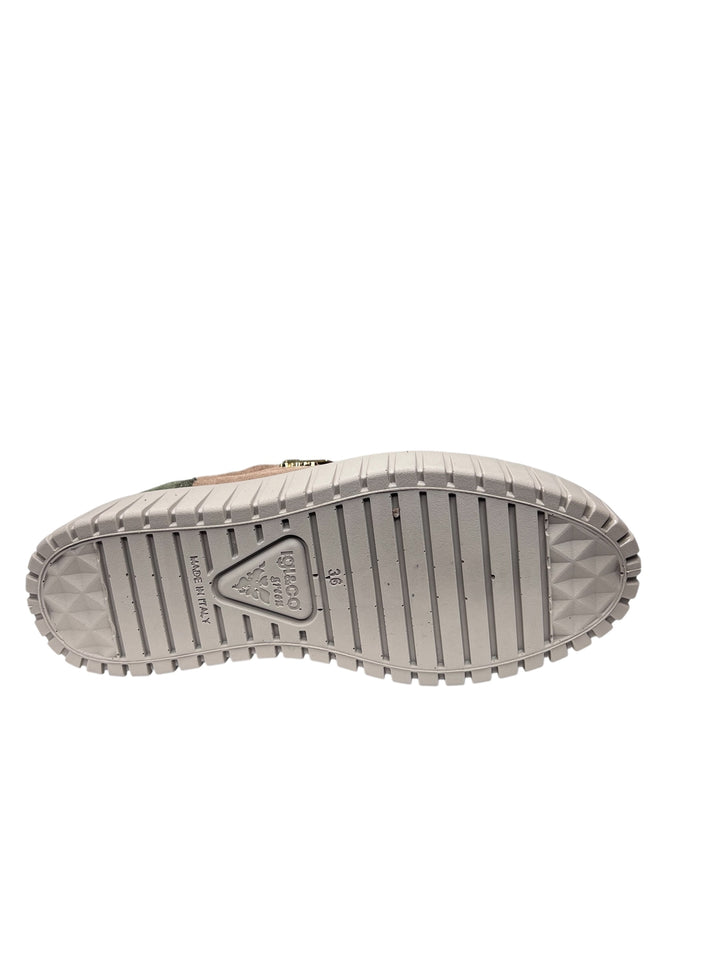 sneaker donna pelle fango