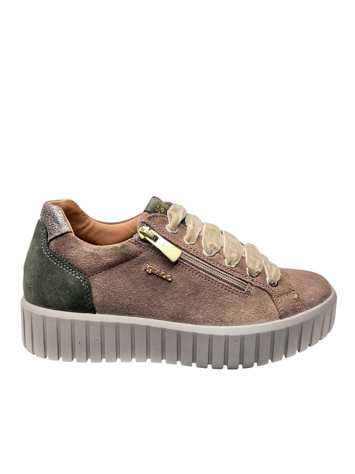 sneaker donna pelle fango