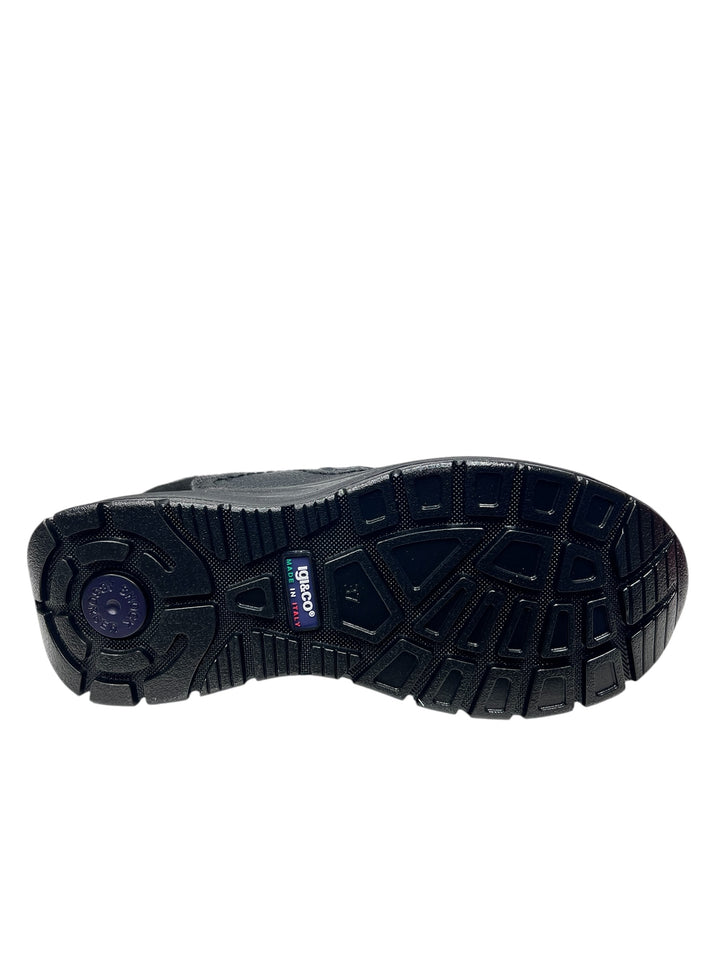 sneaker donna pelle nero