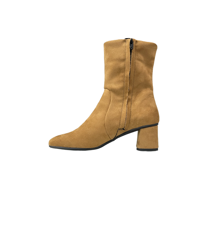 tronchetti donna pelle scamosciata frau art.8801 camel