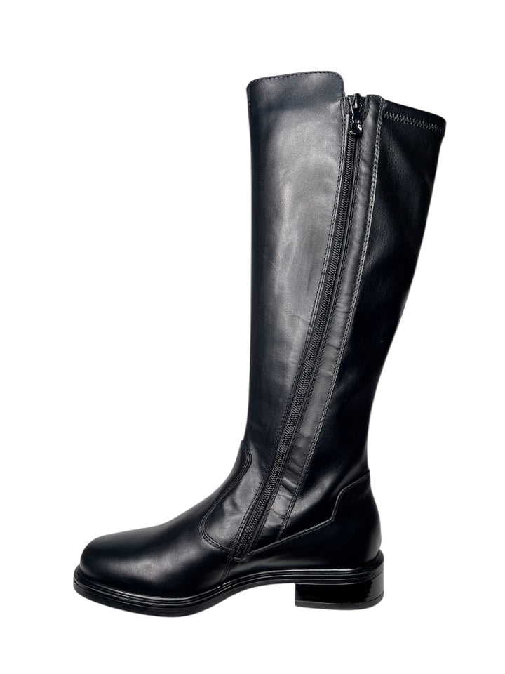 stivale donna pelle nero