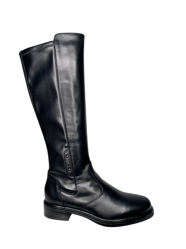 stivale donna pelle nero