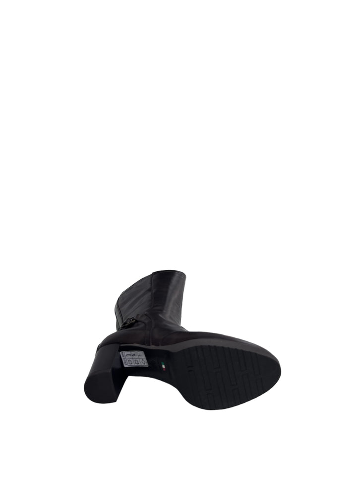 stivali donna pelle nero giardini art.i308900d300 testa di moro