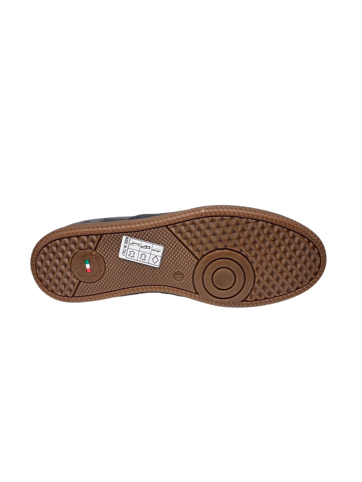 sneaker uomo pelle blu