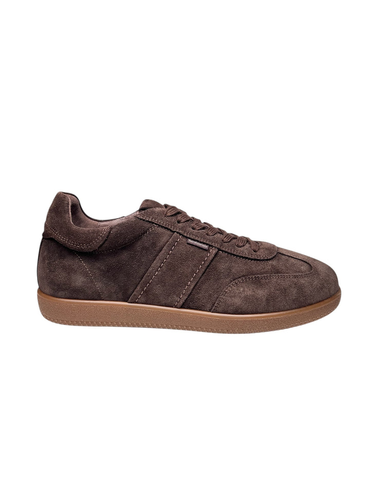 sneaker uomo pelle testa di moro
