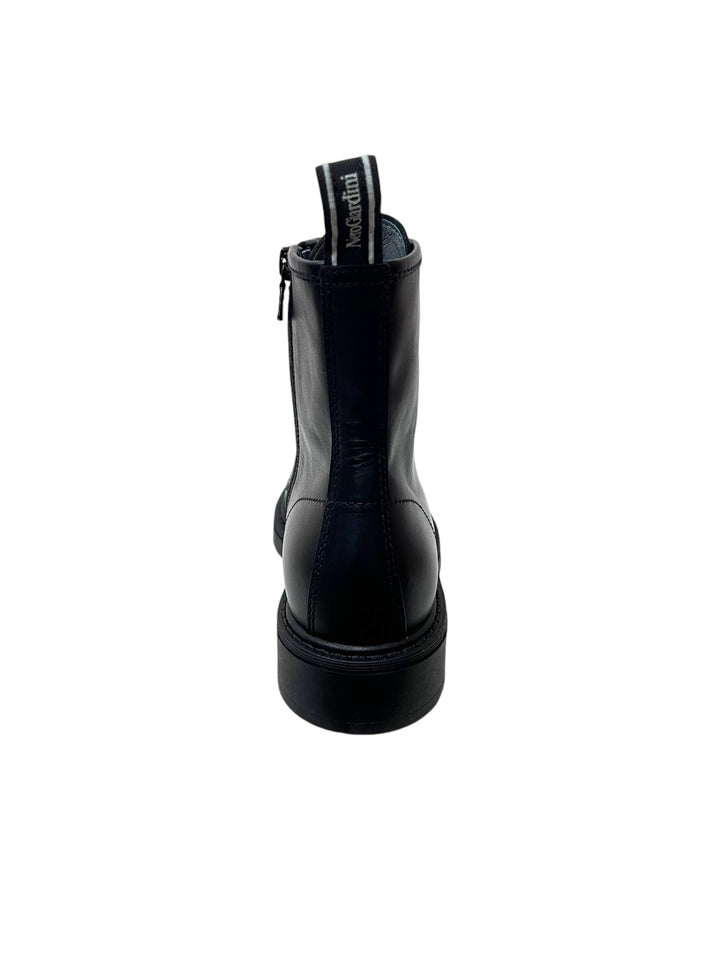 stivaletti allacciati donna pelle nero giardini art.i309183d100 nero