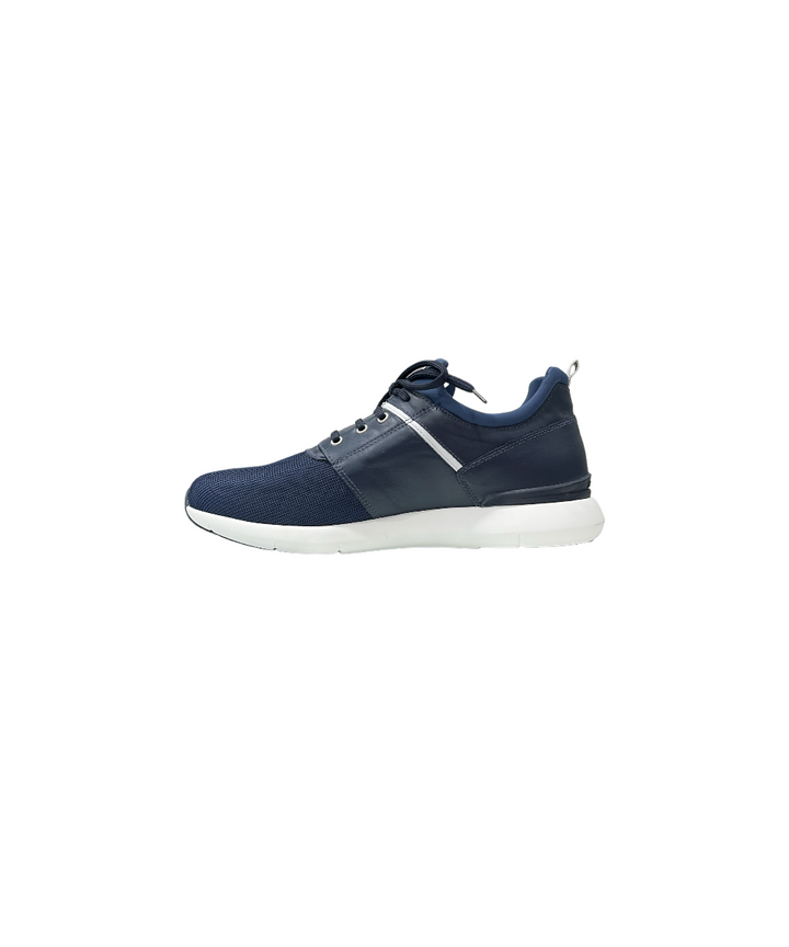 sneakers uomo pelle-tela nero giardini art. 930u207 blu