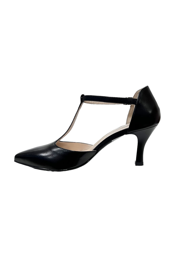 décolleté donna pelle nero giardini art. e409310de100 nero