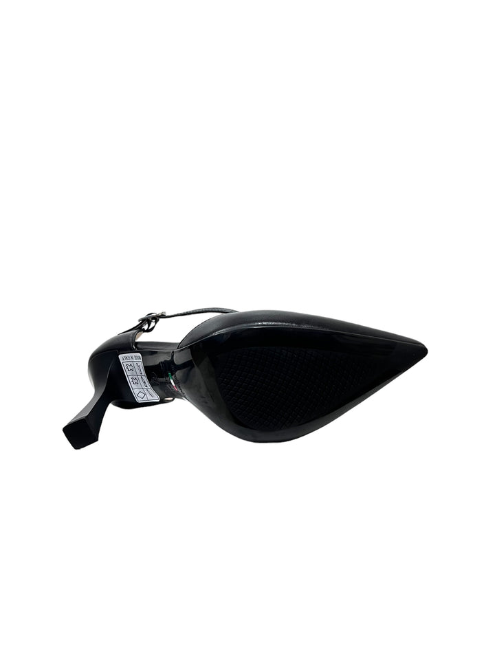 décolleté donna pelle nero giardini art. e409340de100 nero