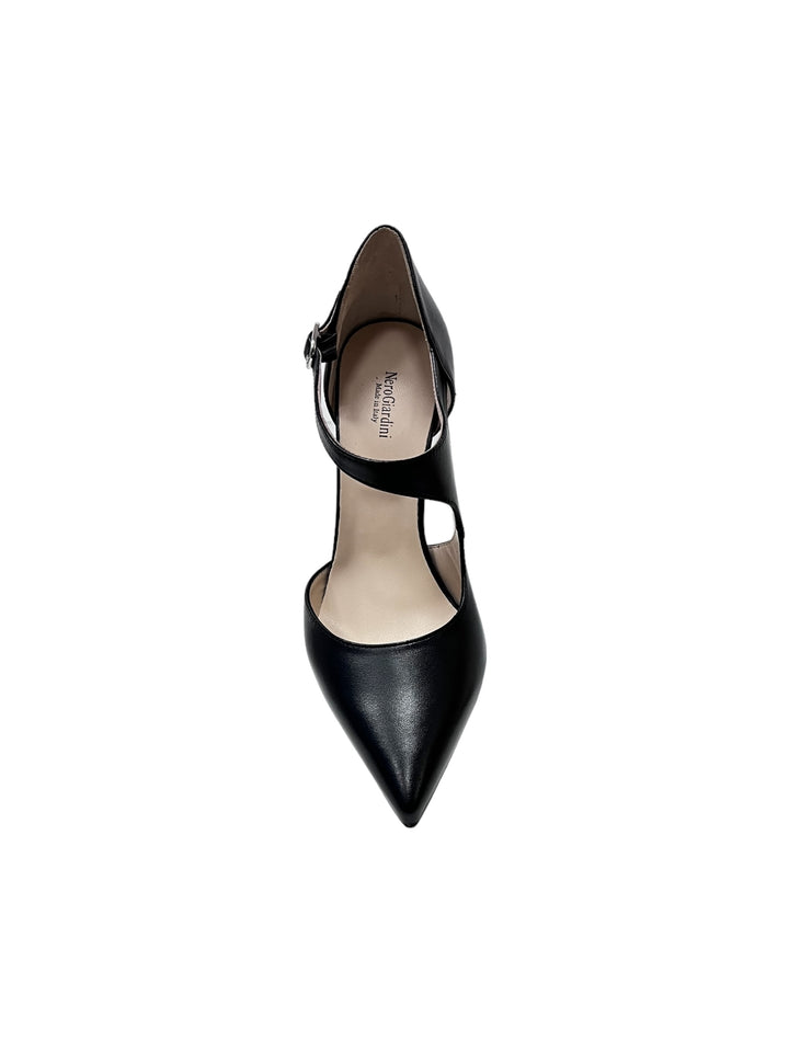 décolleté donna pelle nero giardini art. e409340de100 nero