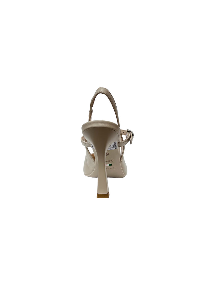 slingback donna pelle nero giardini art. e409341de453 lino