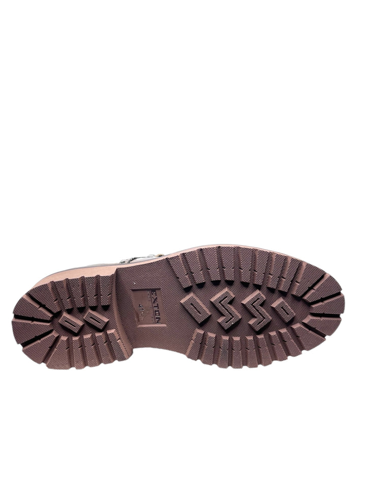 stivaletti allacciati stile inglese uomo pelle exton art.9351 militare