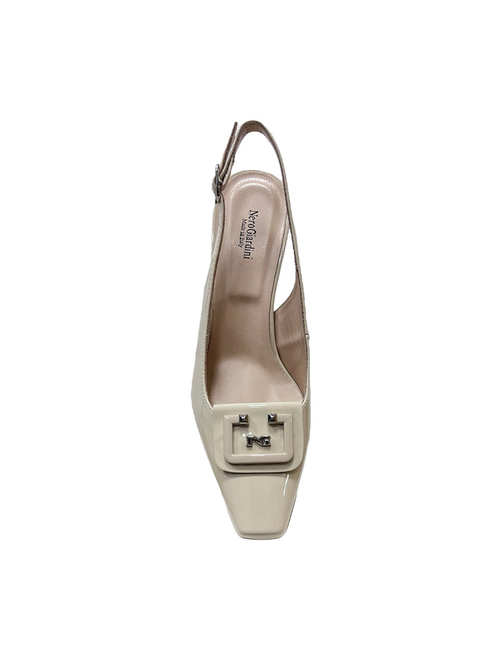 slingback donna pelle nero giardini art. e409360de711 latte