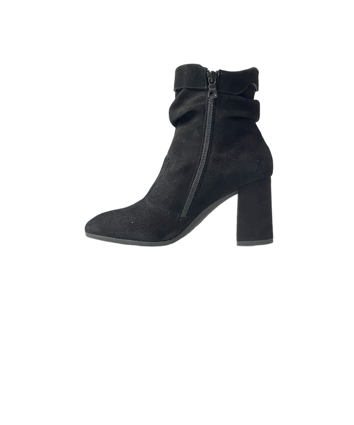 tronchetti donna pelle scamosciata nero giardini art. 9433d100 nero