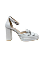 décolleté donna pelle nero giardini art. e409460d707 bianco