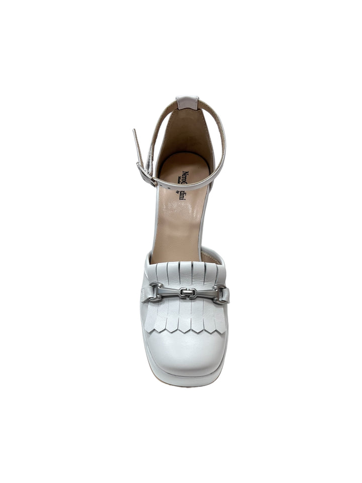 décolleté donna pelle nero giardini art. e409460d707 bianco