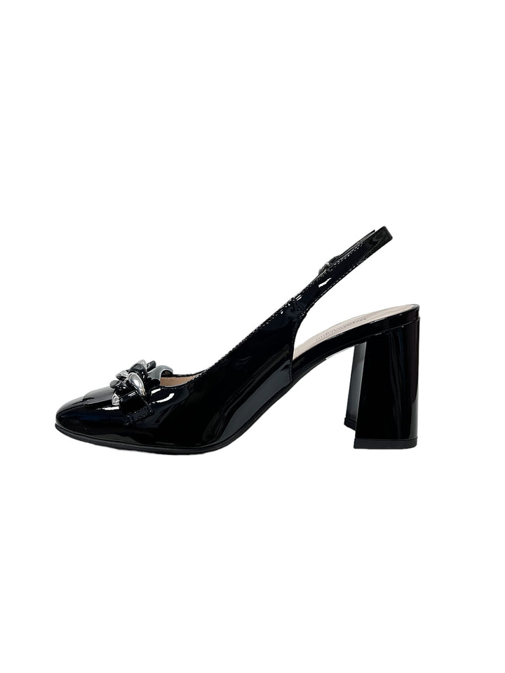 slingback donna pelle nero giardini art. e409490d100 nero