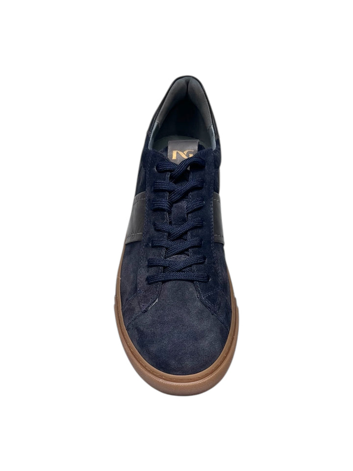 sneaker uomo pelle blu