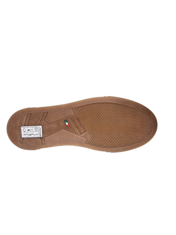 sneaker uomo pelle testa di moro