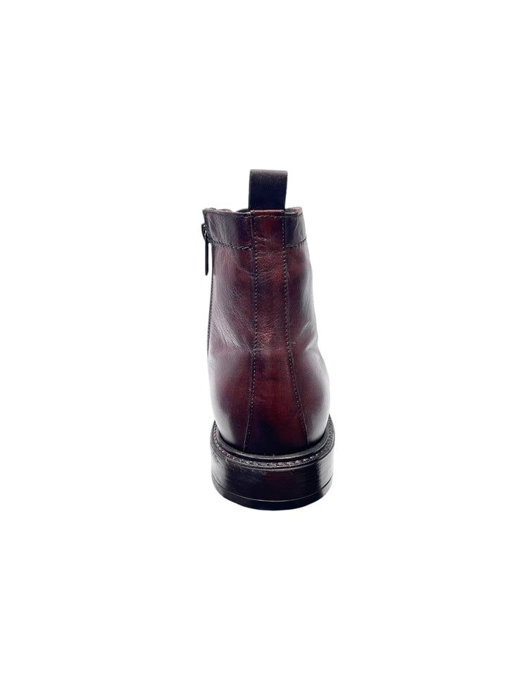 stivaletti uomo pelle exton art.9824 legno