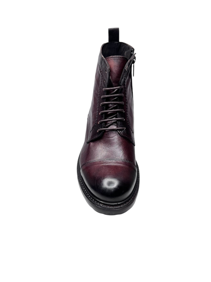 stivaletti uomo pelle exton art.9824 legno