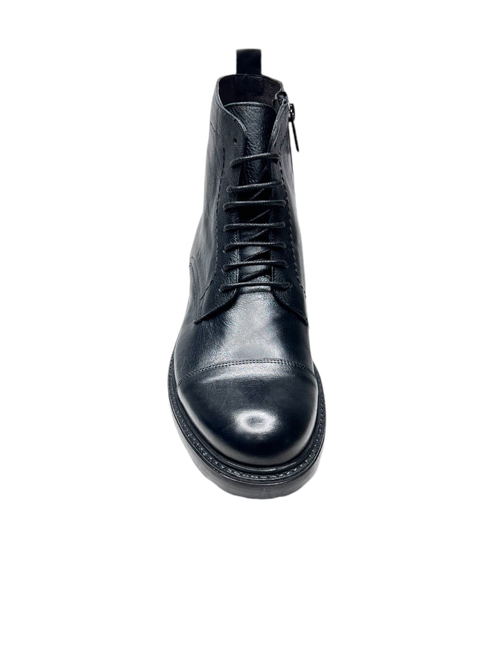 stivaletti uomo pelle exton art.9824 nero