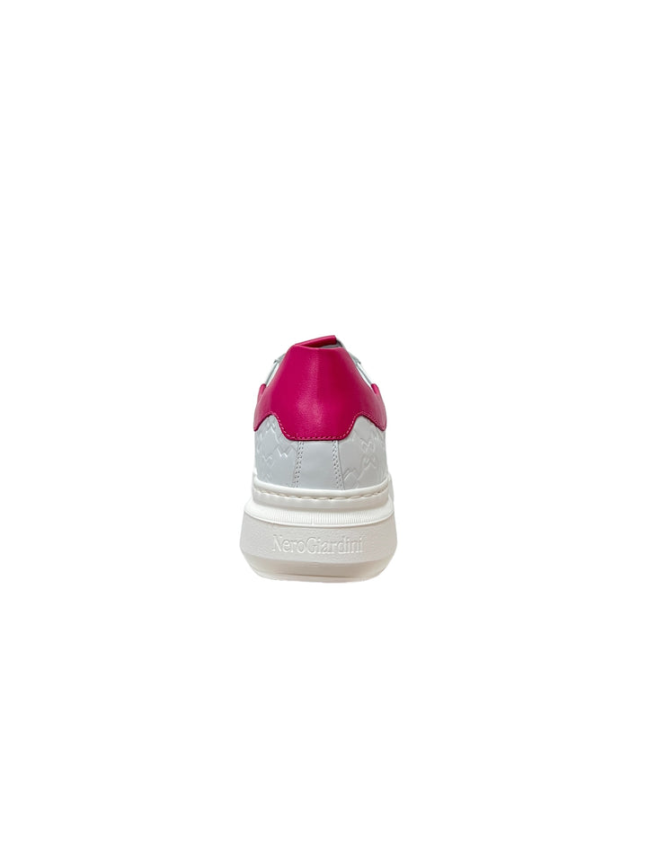sneakers donna pelle nero giardini art. e409913d707 bianco