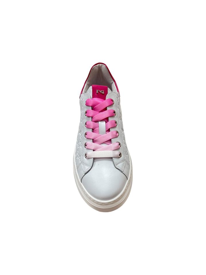 sneakers donna pelle nero giardini art. e409913d707 bianco