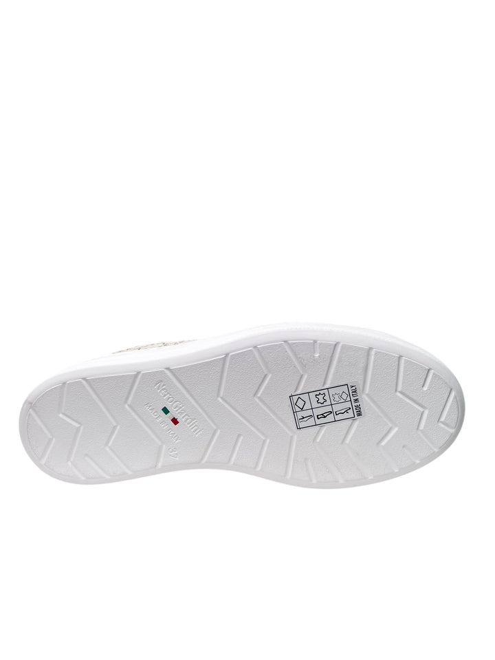 sneakers donna pelle nero giardini art.e409956d710 milk