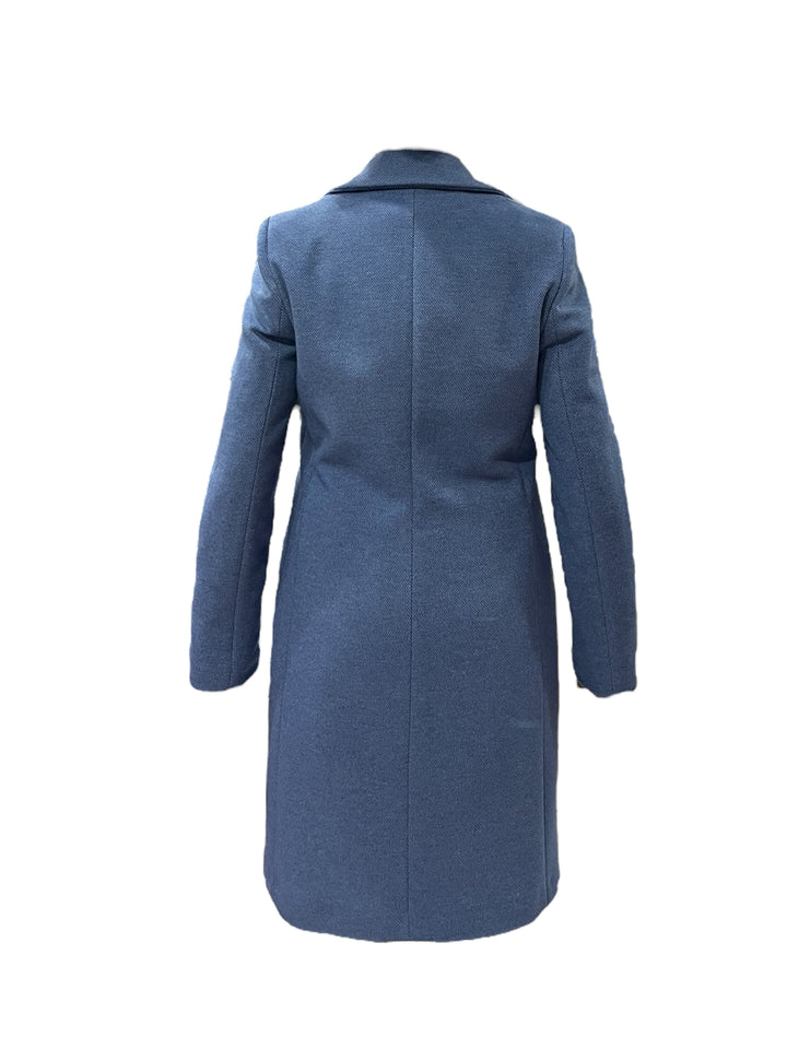 cappotto donna celeste