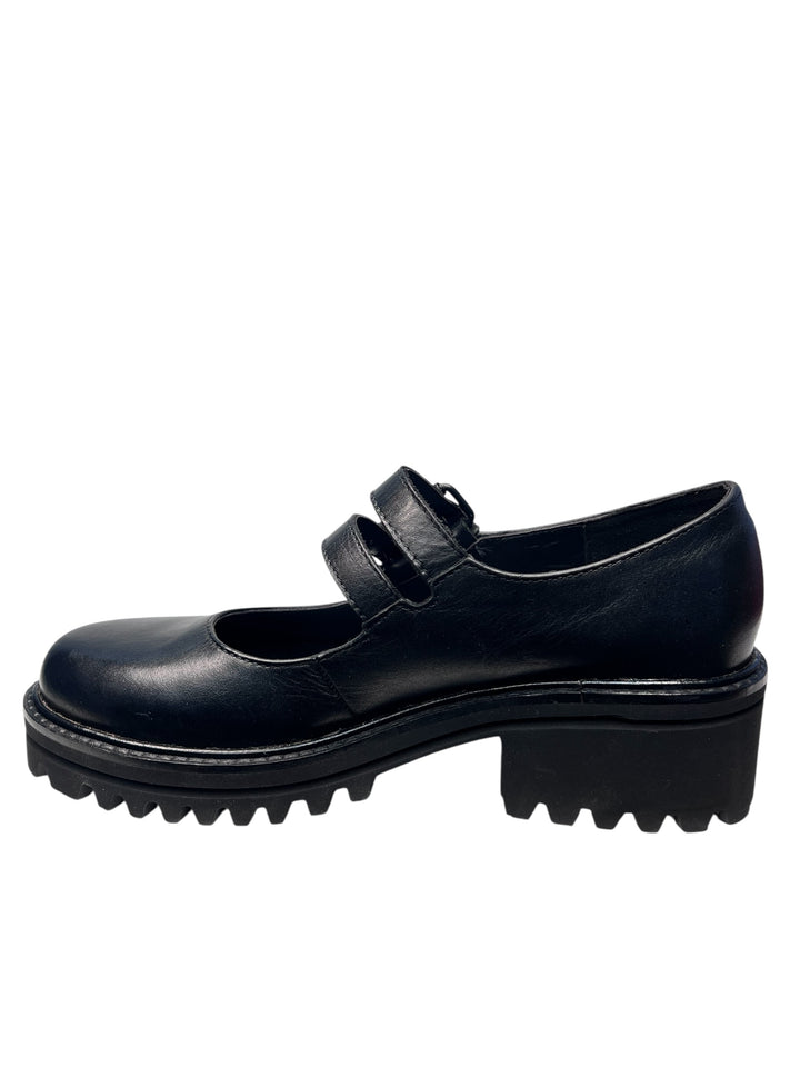 mocassino mary jane donna pelle nero