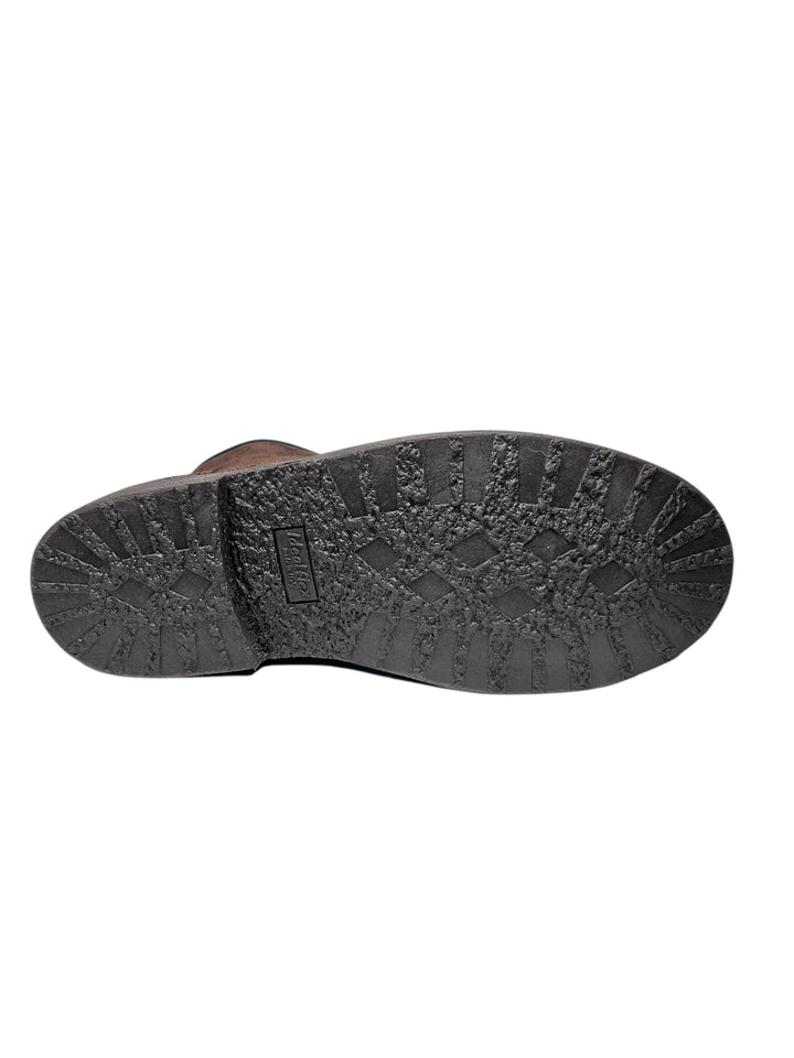 polacchine uomo pelle scamosciata moro