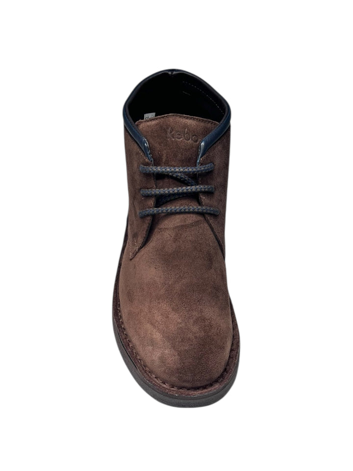 polacchine uomo pelle scamosciata moro