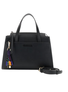 bauletto donna saffiano nero
